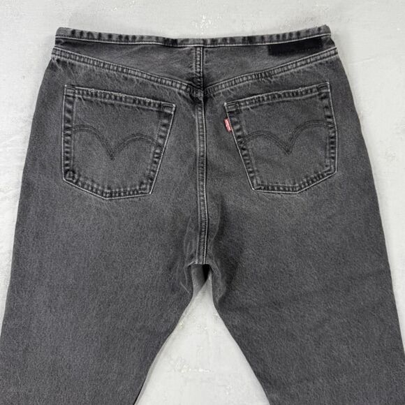 Levi's Premium Mini Waist Black Denim Jeans Women's 29 x 30 - Picture 6 of 6